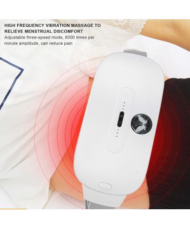 Menstruation Heating Pillows for Women | Farin Frarot Warming Uterus & Waist Belt for Period Cramp Relief | White - Buy Online on SooperMarket.com