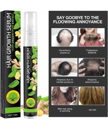 Hair Regrowth Spray Hair Growth Serum for Men & Women Anti Hair Loss Spray with Mint and Ginger Hair Rapid Growth Spray Repair Hair Follicles Hair Regrowth Serum for Bald Spots & Thinning Hair - Buy Online on SooperMarket.com