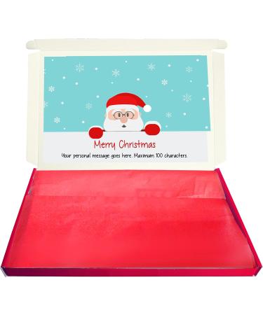 Personalised PEEKING SANTA Christmas Chocolate Selection Box Gift Hamper - Buy Online on SooperMarket.com