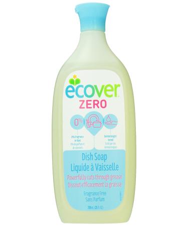 Ecover Dish Soap Liquid Zero Fragrance Free 25 Fluid Ounce