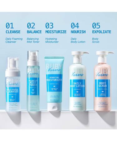 Ruby Kisses Balancing Face Mist Toner - Hydrating Spray for Sensitive Skin Reduces Redness & Inflammation Alcohol-Free Made in Korea - Buy Online on SooperMarket.com