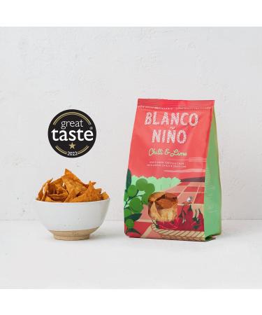 Blanco Ni o - Traditional Tortilla Chips - Chilli & Lime - 8 x 170g - Buy Online on SooperMarket.com