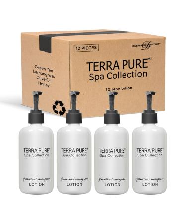 Terra Pure Lotion | Spa Collection | Hotel Amenities in Pump Bottle | 10.14 oz. / 300 ml (Case of 12)