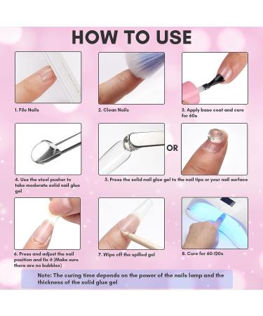 15ML Makartt Solid Nail Glue Gel for Soft Gel Tips | Strong Builder Gel for Press On, Acrylic, Fake Nails | UV Light Cured | Nail Strengthening and Art DIY - Buy Online on SooperMarket.com
