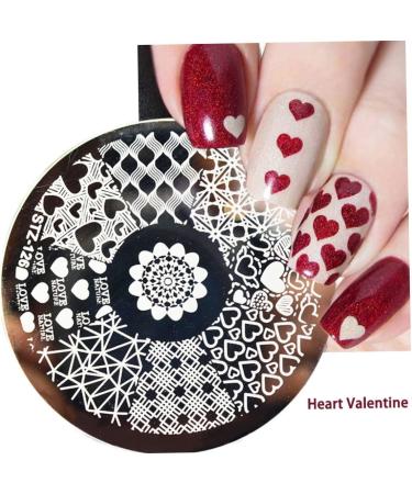 Nail Art Stamping Kit Manicure Stamper Plate Tool Nail Transparent Printing Templates Stampers & Scrapers - Buy Online on SooperMarket.com