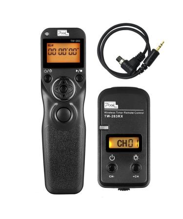 Pixel Timer Shutter Release TW283-N3 Wireless Remote Control for Canon 5D Mark III/ 5D Mark IV/ 5D 6D /7D Mark II/ 7D R5 R5C 50D 40D 30D D60 D30 1DX MARKII