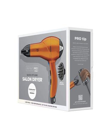 INFINITIPRO BY CONAIR 1875 Watt Salon Performance Hair Dryer - Orange | AC Motor, Full Size Styling Tool - Buy Online on SooperMarket.com