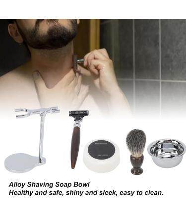 Men's Vintage Shaving Set | Practical Alloy Stand & Imitation Animal Hair Brush for Outdoor Use | International Shipping Available - Buy Online on SooperMarket.com