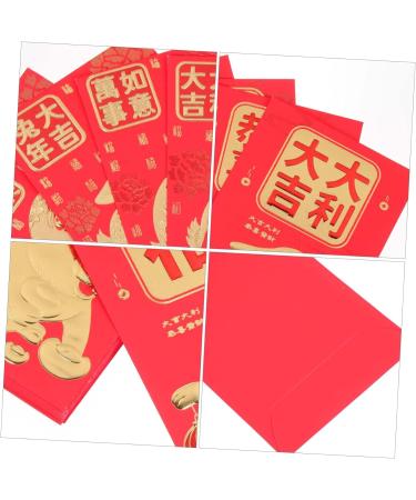MAGICLULU 72pcs Year of The Rabbit Red Envelope Hong Bao Wedding Birthday Chinese Hongbao 2023 Rabbit Year Red Envelopes Gift Lucky Money Pockets Paper Three-Dimensional Spring Festival Bag - Buy Online on SooperMarket.com