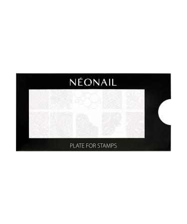 Neonail Stamping Plate 01 - Stamping Platte - Stencil plate - Nail Art - Nail Design - Nail stamp template - French nails stencil - nail art stamp