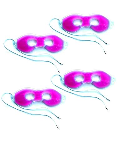 Set of 4 gel eye mask cooling mask relaxation mask cooling glasses gel mask wellness mask face mask eyes relaxation mask
