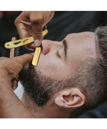 Professional Straight Edge Razor for Men + 100-Pack Derby Blades | Single Blade Shaving Razor - Buy Online on SooperMarket.com