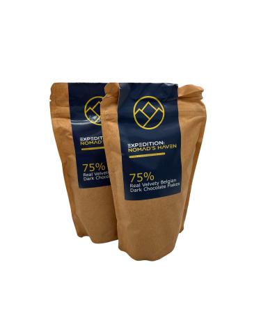 Luxury Hot Chocolate - Real 75% Belgian Chocolate Flakes - 500g