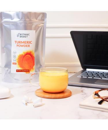 Organic Turmeric Powder 1 kg - 5% Curcumin, Pure Natural Haldi Powder, 1000g - Buy Online on SooperMarket.com