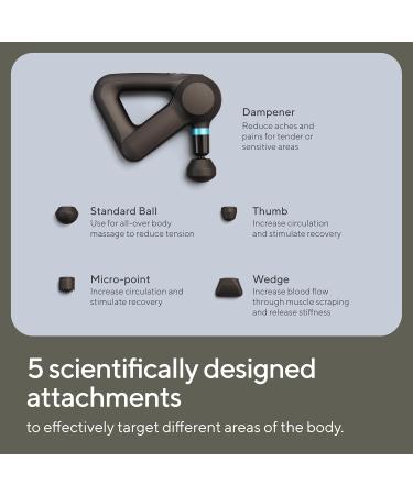 Theragun Elite - Handheld Electric Massage Gun - Bluetooth Enabled Percussion Therapy Device for Athletes - Powerful Deep Tissue Muscle Massager with QuietForce Technology - (Black - 5th Generation) - Buy Online on SooperMarket.com