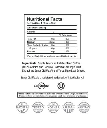 Premium Burn + Control Coffee with Garcinia Cambogia & Yerba Mate for Weight Management - 24 Count - Buy Online on SooperMarket.com