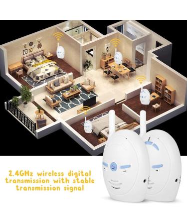 Wireless Digital Audio Baby Monitor with Two-Way Intercom and Electronic Alarm (US) - Buy Online on SooperMarket.com