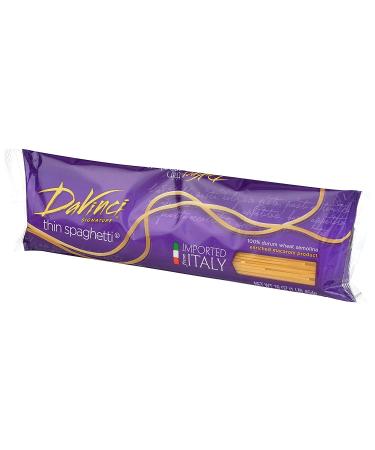 DaVinci Signature Thin Spaghetti - 16oz Resealable Bags (Pack of 20) | Premium Pasta - Buy Online on SooperMarket.com