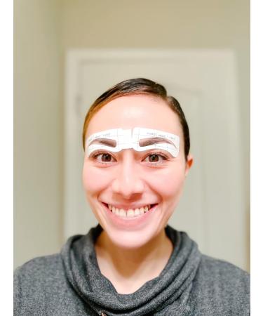 12 Style/Shape Self-Adhesive Eyebrows Stencil - 26 Pcs. Per Pad for Perfect Eyebrow Shaping - Buy Online on SooperMarket.com