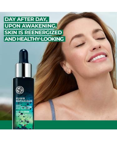 Yves Rocher Elixir Botanique Recovery Night Serum - Revitalize & Strengthen Skin | 1.01 Fl Oz - International Shipping Available - Buy Online on SooperMarket.com