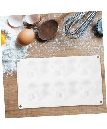 Cabilock Butterfly Fondant Cake Decoration Bowknot Silicone Mold Candle Molds Dessert Pastry 29X17CM White3 - Buy Online on SooperMarket.com