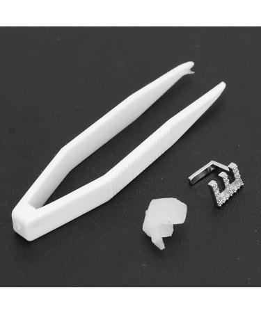 Hip Hop Tooth Brace Single Easy to Wear Durable for Parties Birthday Gift Copper Material Halloween Tooth Accessories (Silver) - Buy Online on SooperMarket.com