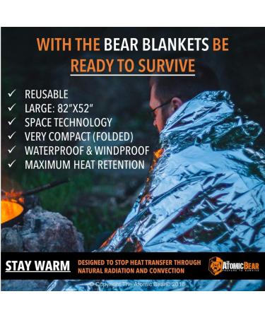 Emergency Blanket - Lightweight Mylar Foil for Survival Thermal Protection - Ideal for EDC, Camping, Hiking, Hunting - Buy Online on SooperMarket.com