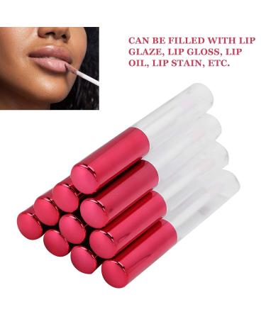 10PCS Refillable Lip Gloss Bottles - 5ml Leak-Proof Makeup Containers for Travel - Buy Online on SooperMarket.com