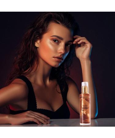 Lip Bar Foundation 80ml Body Glow Oil Body Face Liquid Contouring Highlighter Oil Delicate Shine Eyeliner Pen 1 count (Pack of 1) C - Buy Online on SooperMarket.com