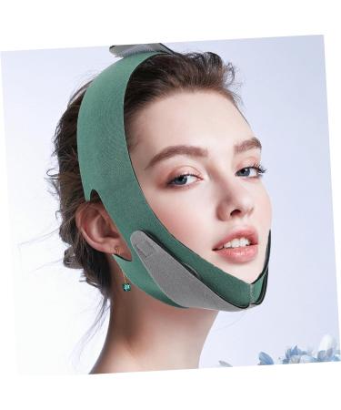 Baluue Face-lifting Tool Belt Beauty Bandage Reusable v Line Belt Slimming Mask Green Spandex - Buy Online on SooperMarket.com
