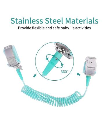Reflective Toddler Safety Leash with Key Lock - Anti Lost Wrist Link for Kids | 8.2 feet - Buy Online on SooperMarket.com
