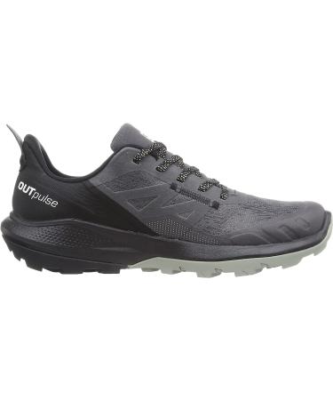 Salomon Men's OUTPULSE Gore-Tex Hiking Shoes 11.5 - Magnet/Black/Wrought Iron | Waterproof Outdoor Shoe - Buy Online on SooperMarket.com