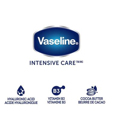 Vaseline Intensive Care Hand Cream Moisturizer 3.4 Fl Oz - Pack of 6 | Hyaluronic Acid, Vitamin B3, Cocoa Butter | For Dry Hands - Hydra Replenish - Buy Online on SooperMarket.com
