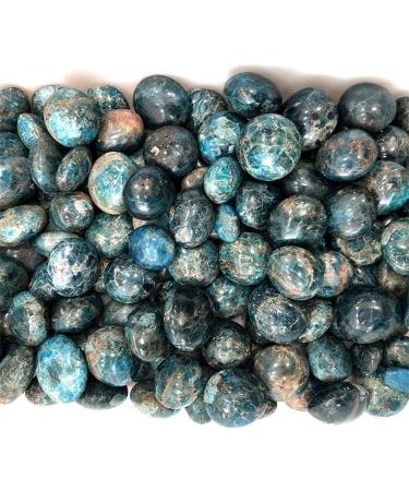 KuRkur Natural Crystals Crystal Raw Blue Apatite Hand Made Palm Stone Natural Crystal Crafts 80g-100g 1pc - Buy Online on SooperMarket.com