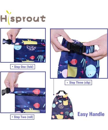 Hisprout Grab and Go Waterproof Reusable Diaper Wet Bag - Duckling Print - Buy Online on SooperMarket.com