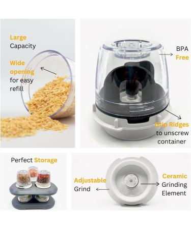 FinaMill FinaPod MAX: Interchangeable Spice Pod for Grinding Allspice, Basil, and More with 30% Greater Capacity - Buy Online on SooperMarket.com