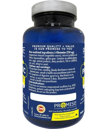 75 DRcaps 45 Billion CFU Probiotic (Plus 250mg of L-Glutamine) 7 Strains Support for Digestive Health Gut Flora Reduce Bloating Constipation Gas & Leaky Gut Relief - Buy Online on SooperMarket.com