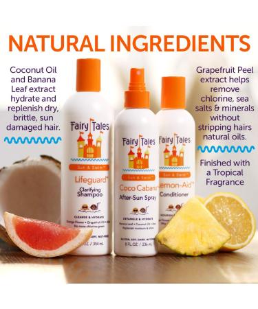 Fairy Tales Swim Shampoo for Kids - 32 oz | Chlorine Removal & Gentle Cleansing | Made in USA with Natural Ingredients | No Parabens, Sulfates, or Synthetic Dyes - Buy Online on SooperMarket.com