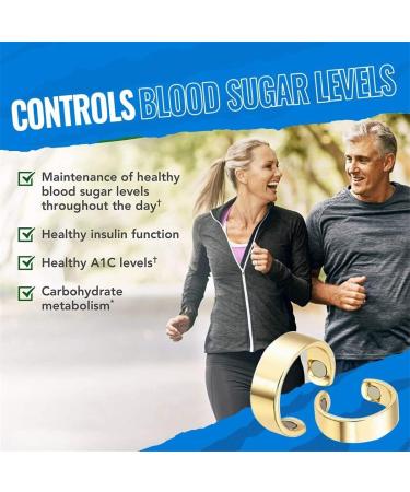 EWTDHGB 4PCS Blood Sugar Control Ring Adjustable Blood Glucose Control Ring Therapeutic Magnetic Therapy Ring Pain Relief for Arthritis Blood Flow and Carpal Tunnel - Buy Online on SooperMarket.com