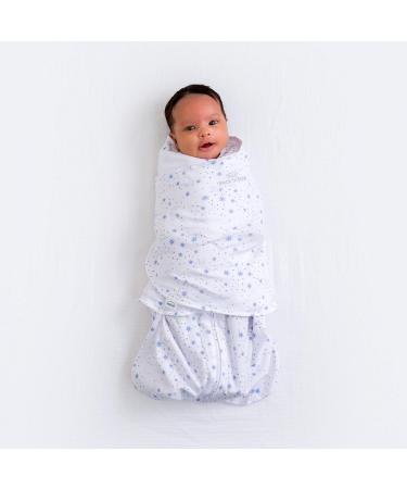 Halo Baby Sleeping Bag Swaddle | 1.5 TOG SleepSack | Blue Moons 100% Cotton | Easy Access Zip | Wearable Blanket for Newborns | Boys & Girls 0-3 Months - Buy Online on SooperMarket.com