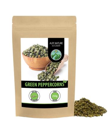 Green peppercorns (250g 8.8oz) whole green pepper 100% natural green pepper without additives vegan 250 GR