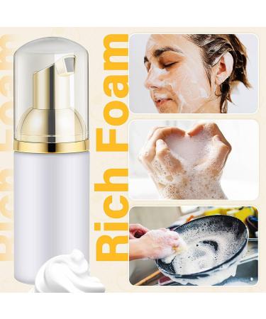 Daytight 10-Pack Empty Foam Pump Bottles - 60ml Travel Dispenser for Shampoo Lotion Eyelash Cleaner & Cosmetics - Perfect Mini Foam Pump for International Shipping - Buy Online on SooperMarket.com