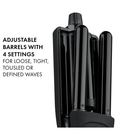 HOT TOOLS Professional Black Gold Adjustable Multi-Hair Waver - Buy Online on SooperMarket.com