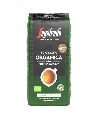 Segafredo Zanetti Selezione Organica - whole bean (1 kg pack) - Suitable for all Italian coffee specialties - coffee beans with medium roasting chocolate and caramel taste