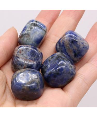 Bulk Natural Black Volcanic Lava Stone Ornaments Polished Rough Rock Reiki Crystals and Stones Home Decor Sodalite 5PC Stone Collection - Buy Online on SooperMarket.com