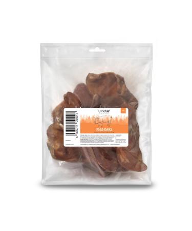 Extra Large Pigs Ears For Dogs Delicious Tasting Air Dried 10 PACK - High in Protein Aids Muscle and Tissue Repair Contains Collagen for Healthy Coats.
