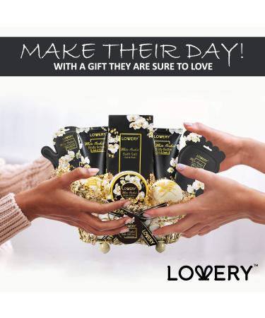 Fathers Day Spa Bath Set - White Orchid Home Spa Kit for Men, Women, Teens - Body Butter, Scrub, Lotion, Bath Bombs, Salts, Hand & Foot Masks - Buy Online on SooperMarket.com