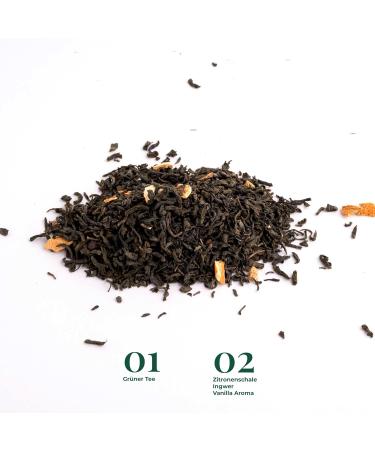 A.C.Perchs Green Lemon & Ginger Tea | Aromatic Chinese Green Tea | 25 Tea Bags Gift Box | Royal Tea Since 1835 - International Shipping Available - Buy Online on SooperMarket.com