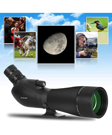 Gosky HD Spotting Scope 20-60x80mm with Tripod, Smartphone Adapter - Ideal for Bird Watching, Target Shooting, Hunting - BAK 4 Prism Spotter Scope for Wildlife Scenery - Buy Online on SooperMarket.com