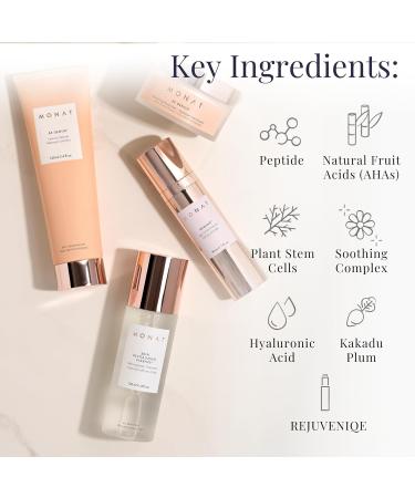 MONAT BE GENTLE Skincare System | Nourishing Cleanser Anti-Aging Nectar & Moisturizer for Sensitive Skin - Shop Internationally - Buy Online on SooperMarket.com